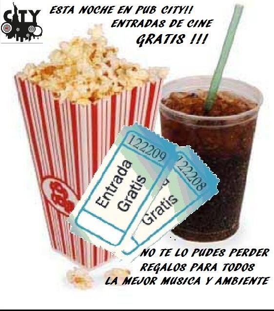 citybolaos's tweet photo. Ven esta noche a por tu entrada de Cine y muchos Regalos, te esperamos en CITY!!! http://t.co/e6kI7OwhmO