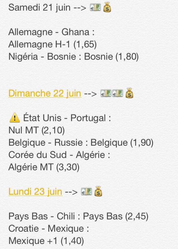 PronosGold's tweet image. Voici les pronostics, régalez vous bien