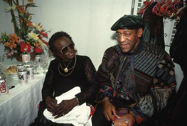 Bill Cosby was the best man at Miles Davis and Cicely Tyson's wedding....