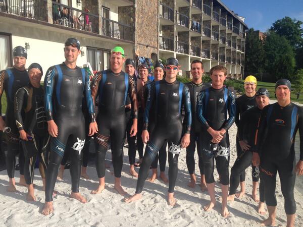 QT2Systems's tweet photo. QT2Systems athletes | AM easy swim before their Sat long ride, loving their @blueseventy Helix wetsuits! #LPCAMP #QT2 http://t.co/DtjnfKRBF5