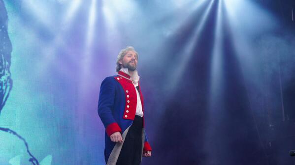 lesmisofficial's tweet image. How many of you shed a tear at @Peter_Lockyer's stirring rendition of "Bring Him Home" at #WestEndLIVE today? RT: