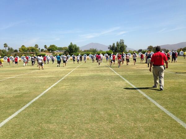 #socalshowdown is hosting a LOT of archers...over 460 to be exact! #archery #thankskatniss
