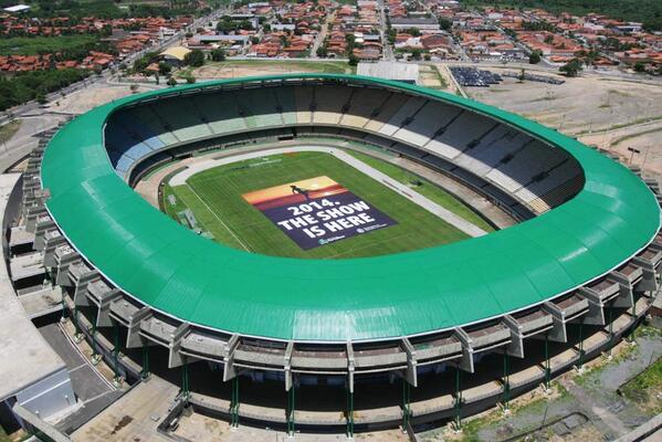 _WorldCup2O14's tweet photo. Estadio Castelao http://t.co/XXBpeCNVE7