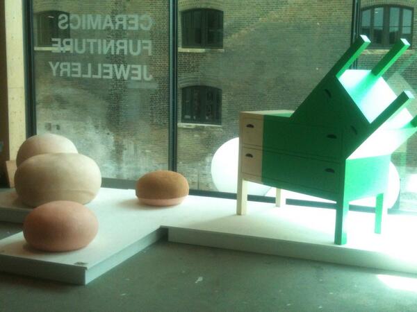 csm_mad's tweet photo. 'A Body of Skin' Gigi Barker (left) &amp; 'Los Ennascarados' Ana Jimenez Palomar @BarkerGigi @anajpdesign http://t.co/Esr0BGz8S0