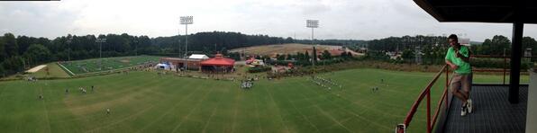 DangeRussWilson's tweet photo. An aerial shot of the @RWPassAcademy In Raleigh. #RWPA2014 http://t.co/yDv4JLjthx