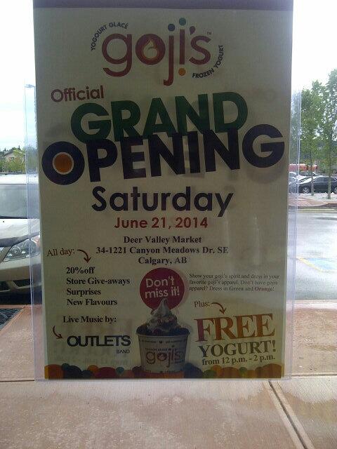 Grand Opening details...