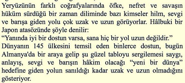 osmansimsek_1's tweet photo. Muhterem Hocamızın Türkçe Olimpiyatları için gönderdiği mesajdan.. http://t.co/EcaijjkBzX