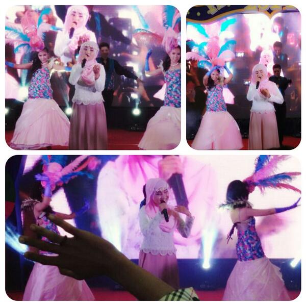 Novivinovnov's tweet photo. Fatiiiiiin @FatinSL puas banget dgn penampilan kamu td.. kapankapan k banjarmasin lg yaa : * foyaaaaah! http://t.co/W2WKHLWYLU