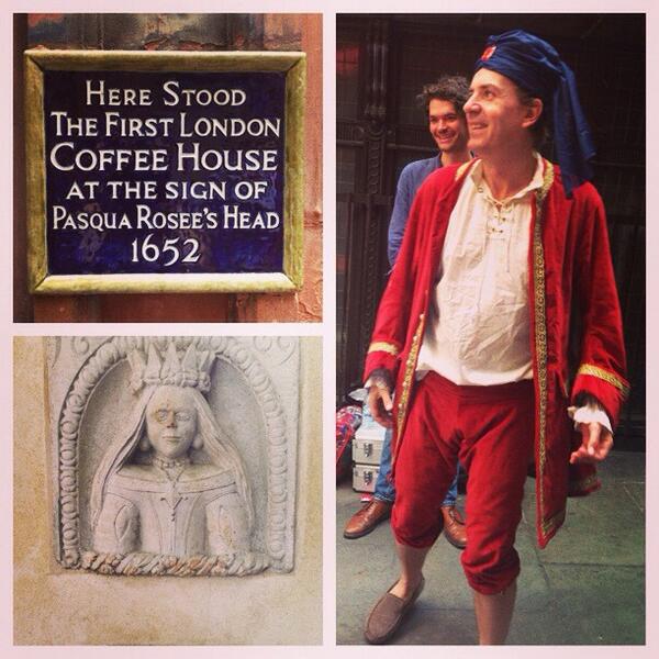 A most riveting immersive whirlwind tour of London's oldest coffee houses with <a href="/UnrealCityAudio/">Unreal City Audio</a> #history #inspiring