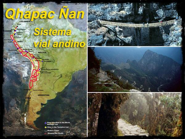 ActualidadRT's tweet photo. La #Unesco declara la red de caminos Qhapaq Ñan Patrimonio Mundial http://t.co/cvHgXMewIG @UNESCO_es http://t.co/LCFr4m2RZh