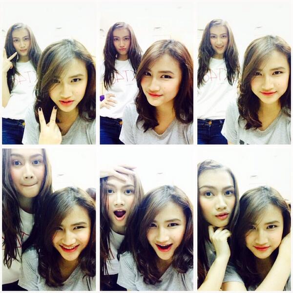 MelodyLaksani's tweet image. 👭 RT @frieskaJKT48: Kayak belom afdol gt kalo belom foto bareng..