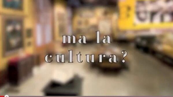 EVETIMESP's tweet photo. Ma la cultura? Primo episodio
http://t.co/qoxw3ThzaR http://t.co/nYyx4SqlMD
