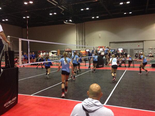 WIVBAcademy's tweet photo. 16-Black kicking some butt in game 1 vs COAST! #WVAau http://t.co/cmvocjwqG4