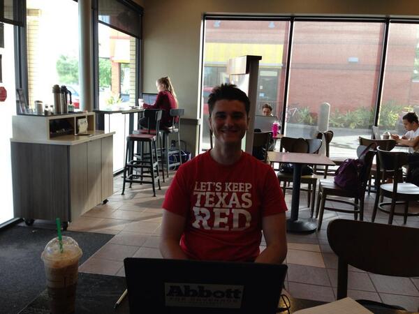 ScottPresler's tweet photo. RT if you want to KEEP TEXAS RED! Red for #Republican! #imwithAbbott @letskeeptxred #VoteNovember4th http://t.co/Qh77wDcNGf