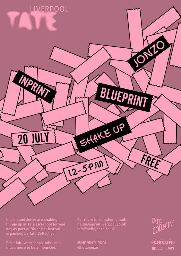 Our next event with <a href="/hellojonzo/">JONZO</a> Sunday 20th July. Still places to be involved! PLS RT! tate.org.uk/whats-on/tate-…