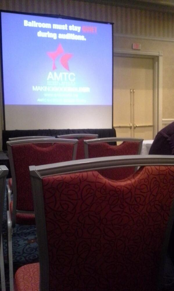 kimo56's tweet image. Getting ready to audition here ar AMTC at the Pasadena Hilton. Is this crazy orwhat???