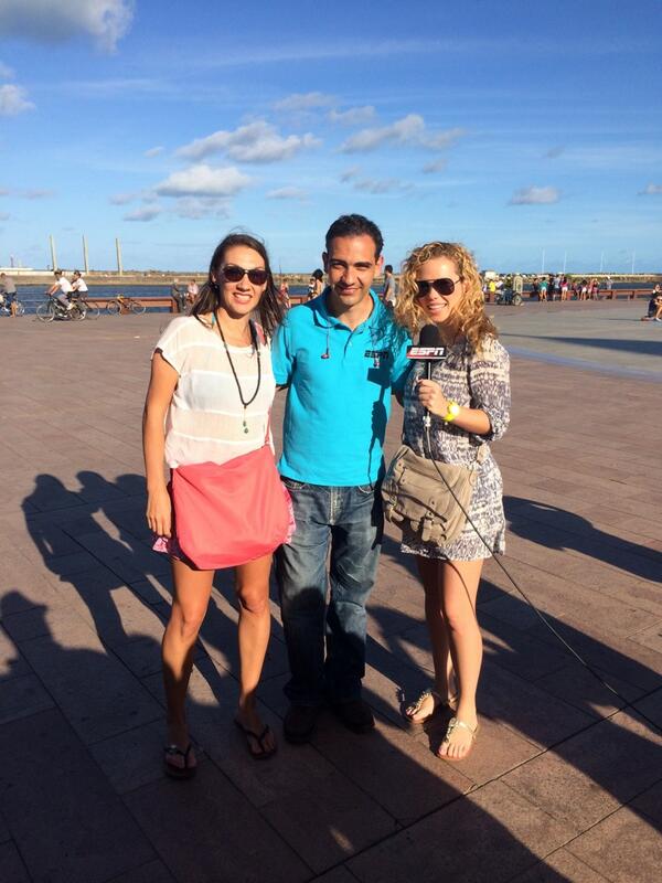 Aquí reportando desde Brasil!! #ESPN #MundialBrasil2014