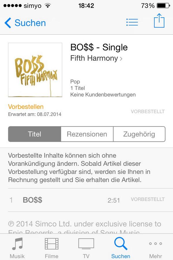 itsfranziislife's tweet image. @camilacabello97 ilysm💕
#followMe pls🙏
I preordered #BOSSOniTunes😊
Look: (btw I&apos;m from Germany)