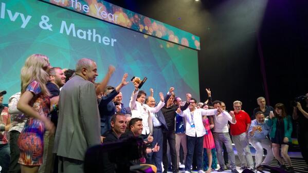 Cannes_Lions's tweet photo. Winner of the 2014 Network of the Year is Ogilvy &amp; Mather 2nd place: BBDO, 3rd place: DDB @Ogilvy #CannesLions http://t.co/qFIeDhpBSW