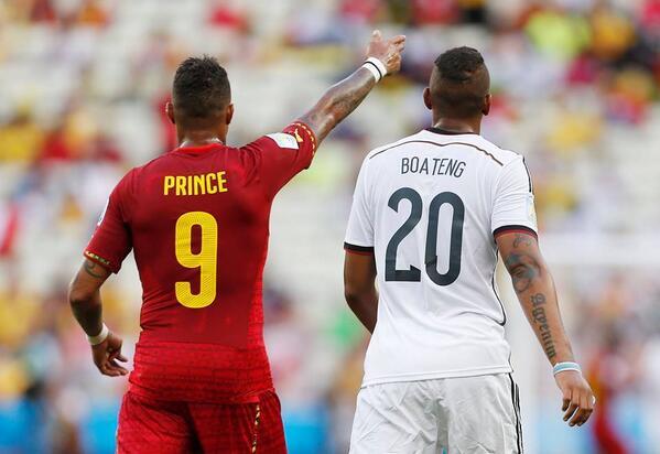 FootballFunnys's tweet photo. Great photo. The Boateng brothers! http://t.co/Kd0N30NPQH