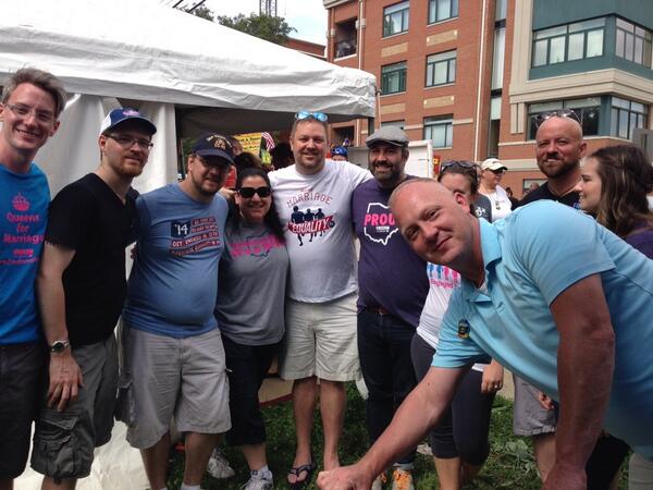 Happy Anniversary James Winnett... Photo bombing our FreedomOhio t-shirt  series pic.