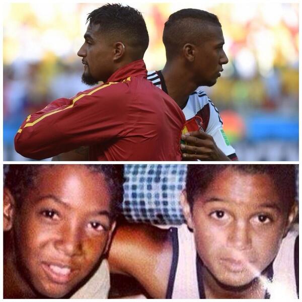 Half brothers kevin-prince #boateng of ghana and jerome ...