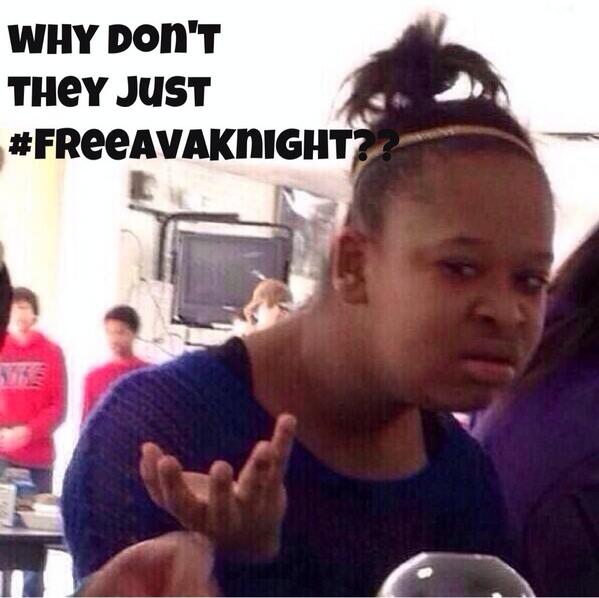 A_V_A_Knight's tweet image. Please keep the movement going! #FreeAvAKnight !! They hear us!!!