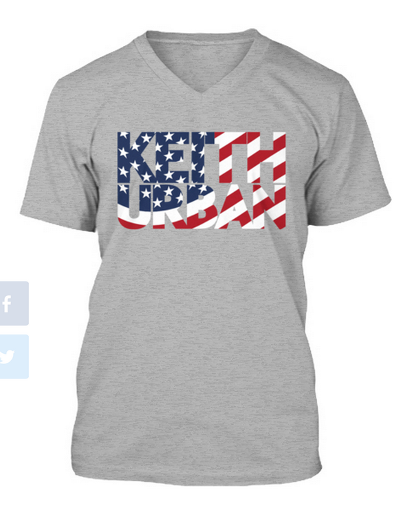 KeithUrban's tweet image. Celebrate 4th of July with the limited-edition flag logo tee! Offer ends soon- don't miss out! teespring.com/FlagLogoTee