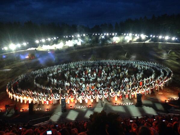 Grand applause for <a href="/Riga2014/">Rīga 2014</a>. Solstice in Mežaparks is really impressive! #riga