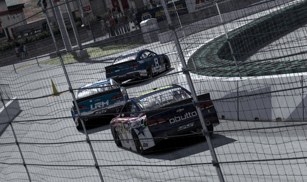 ineXRacingT's tweet photo. Had a blast yday "#NASCAR -ing" with @KennyHumpe &amp; @MikeConti5 , crazy guys they are, I tell ya'. #iRacing http://t.co/GyhdIB3SJK