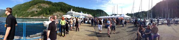 Enjoying the weather, the music, the craft beer and the people. #hbaybeerfest #SummerSolstice