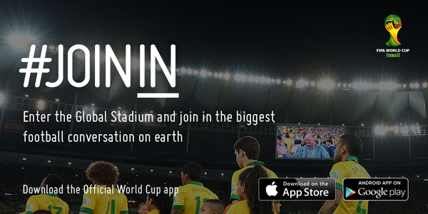 FIFAWorldCup's tweet image. FIFA APP: Are you reading this on tablet/mobile? #Joinin &amp;amp; follow #worldcup wherever you are - fifa.com/app