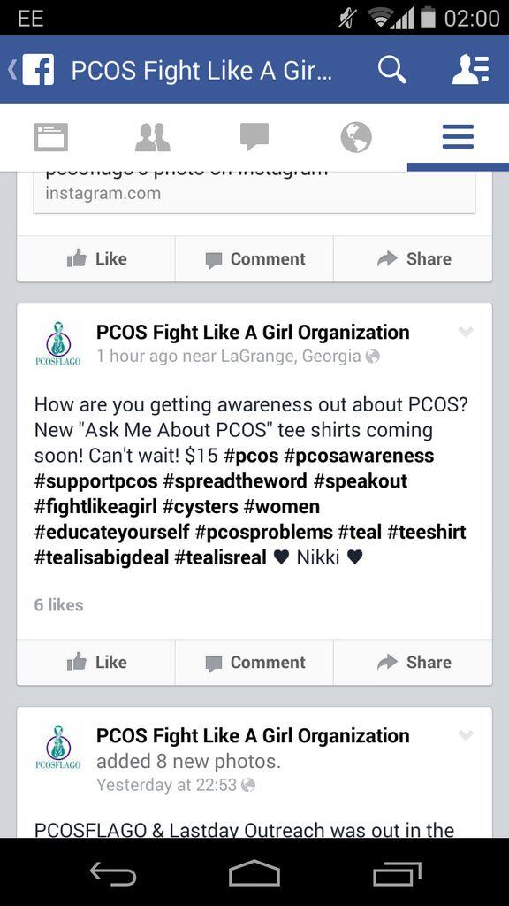 "Ask me about PCOS" t-shirts coming soon can't wait $15 #pcos #pcosawareness #SpreadTheWord  #cysters #tealisreal