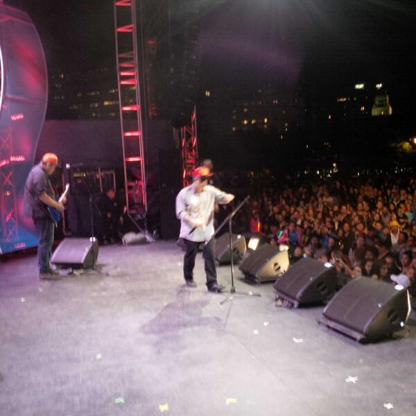 Joey Stylez throwin' down at #ADL2014 and the crowd goes BOOM! #APTN