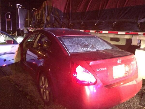 LyndaCohen's tweet photo. Pleasantville shooting: Car shot up, occupants jumped out, car hit parked semi http://t.co/YzCXH9SyWX #acpress http://t.co/5oCvAuxaJc