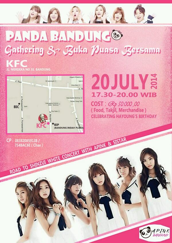 [GATH] Ayo semuanya datang ke acara Gathering &amp; Buka Puasa Bersama with Pandas Bdg di KFC Merdeka BDG 20 July'14