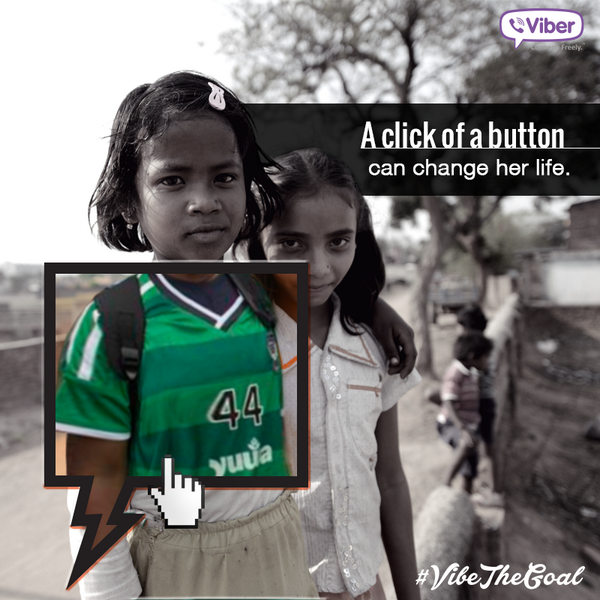 Viber_India's tweet image. A click of a button can make a huge difference. Support @YuwaFootball to #VibeTheGoal--&amp;gt;bit.ly/VibeTheGoalTC