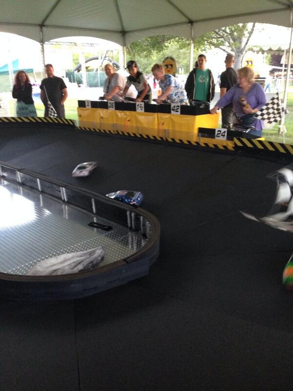 ACFair's tweet image. RAY Solar Power fun on the track.  #alamedacountyfair #summerlearningfun