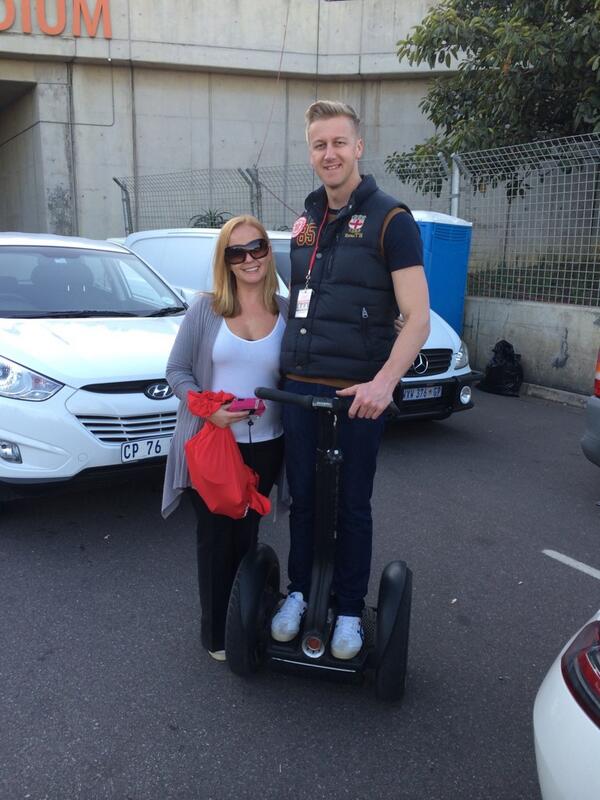 SegwayDurban's tweet image. Yours truly from Segway MMS with @GarethCliff #segwaymms #gliding #futuristicfun