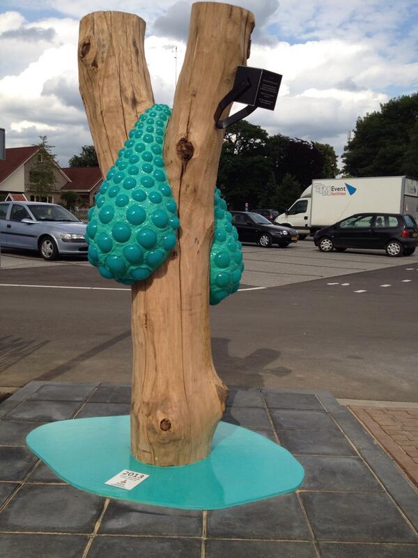 Jaarpaal 2013 #Wereldtijdpad mede mogelijk gemaakt door Rabobank West Twente.