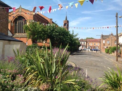 A car free London street, ready for the #queensboundary street party #e17. Perfect weather.  Let the fun begin...