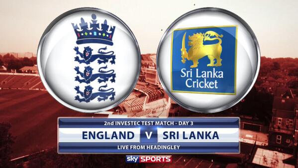 SkyCricket's tweet photo. We're live from Headingley for day three of the second test. Follow it here: http://t.co/A2iLS0ZVII #EngvSL http://t.co/RdeqhH6790