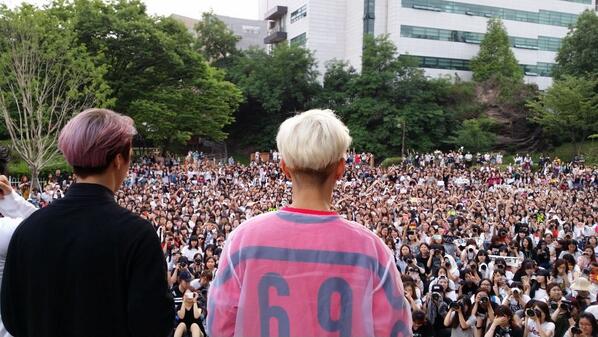 BTS_4DLION's tweet photo. 오늘 새벽부터 사전 녹화 사후 녹화 미니팬미팅 소중한일요일 우리와함께 해줘서 땡큐!! 조심히 집에들어가용뿅♡ http://t.co/oMbSezGecN