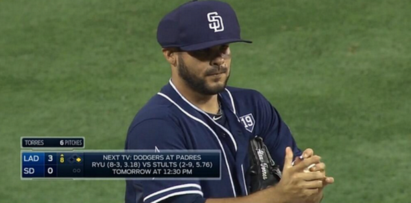 CoolStoryJ's tweet image. RT @sportingnews: Alex Torres and his protective cap made MLB history last night - bit.ly/1nWDJPf