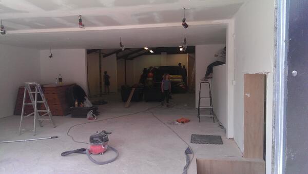 knuckleupmma's tweet photo. New knuckleup training Centre nearly ready to be kitted out!!! http://t.co/reetX4Umm3