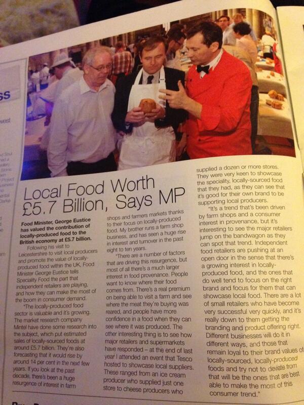 Another reason for <a href="/vincecable/">Vince Cable</a> @OwenPatersonMP <a href="/Number10gov/">(UK Prime Minister)</a> <a href="/David_Cameron/">David Cameron</a> to support English Food &amp; Drink #saveheff