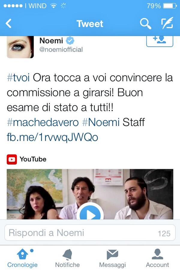 annamadaro's tweet image. Grazie mille @noemiofficial! :) #machedavero #nirkiop