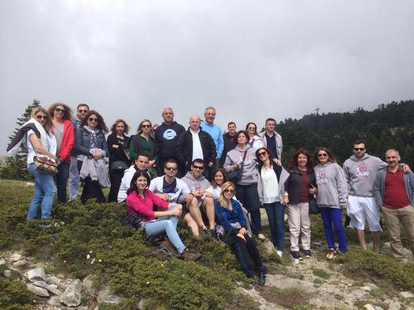 Bahçehir Koleji yönetim ekibi, pazar günü Uludağ'da değerlendirme toplantısında