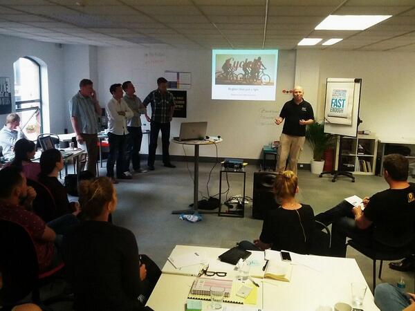 NorbertSagnard's tweet image. Will the wheels come off @cyclely ? The pitch @LeanBelfast will decide #LSMBelfast