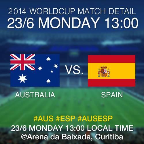 Join us tomorrow as the <a href="/Socceroos/">CommBank Socceroos</a> are in action against world champions Spain! #worldcup #AUSESP